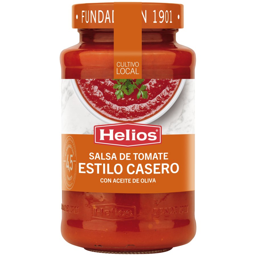 Salsa de tomate Estilo Casero HELIOS frasco 570 g pn.