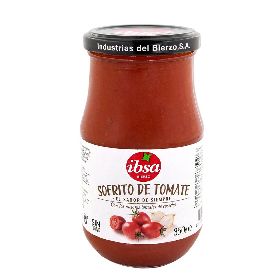 Sofrito de tomate IBSA frasco 350 g pn.