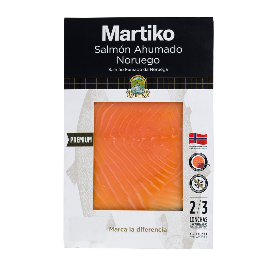 Salmón ahumado MARTIKO Noruego sin sangacho 80 g