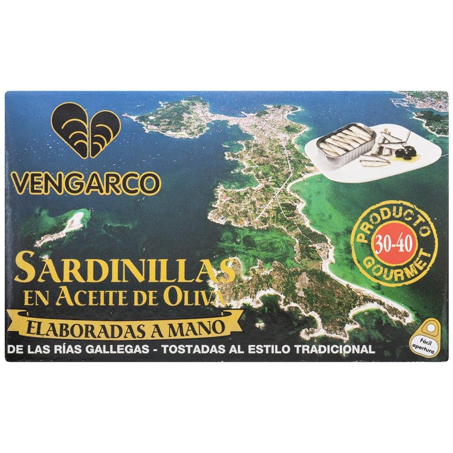 Sardinillas aceite oliva VENGARCO 30/40 115 grs. PN