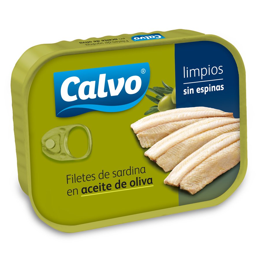 Filetes de sardina en aceite de oliva CALVO 100 g pn.