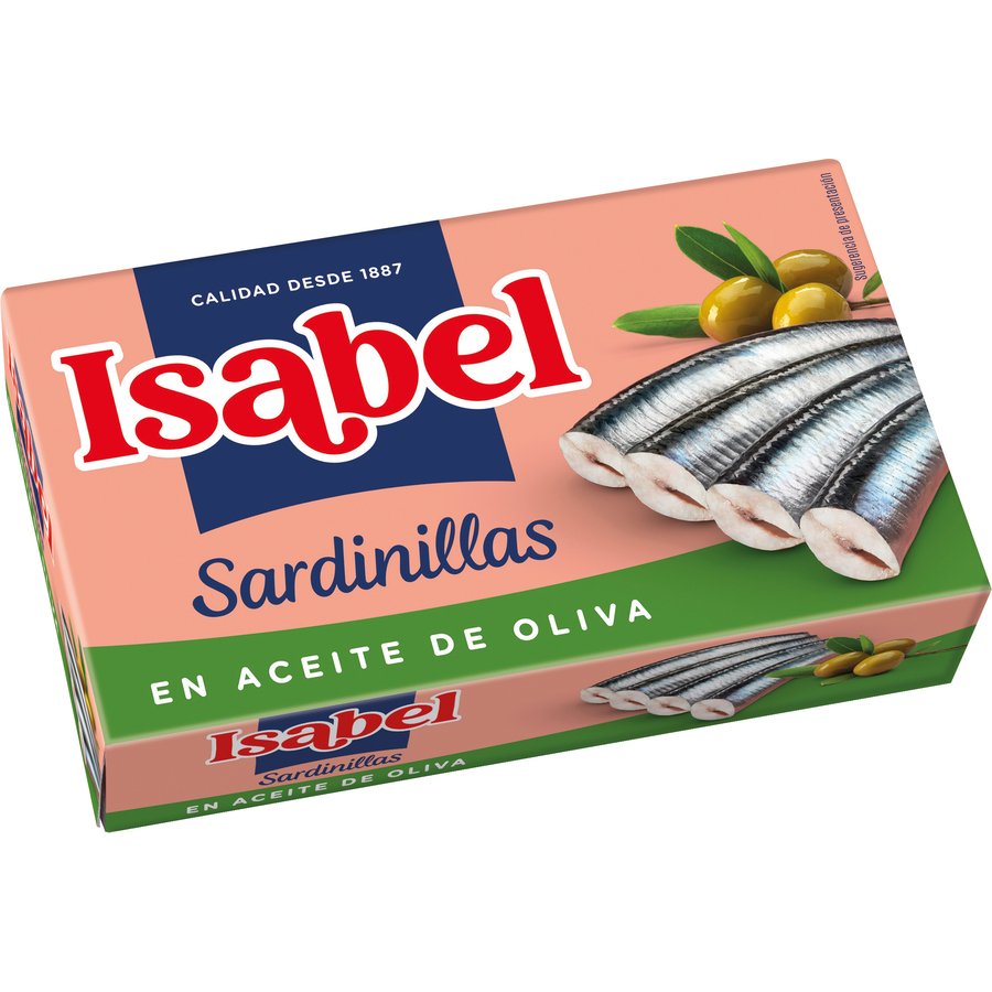 Sardinilla ISABEL 6/8 aceite oliva rr-90 81 g pn