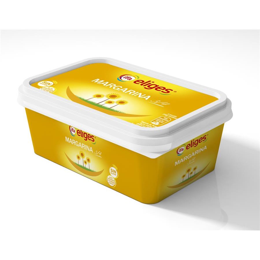 Margarina 3/4 IFA ELIGES tarrina 500 g