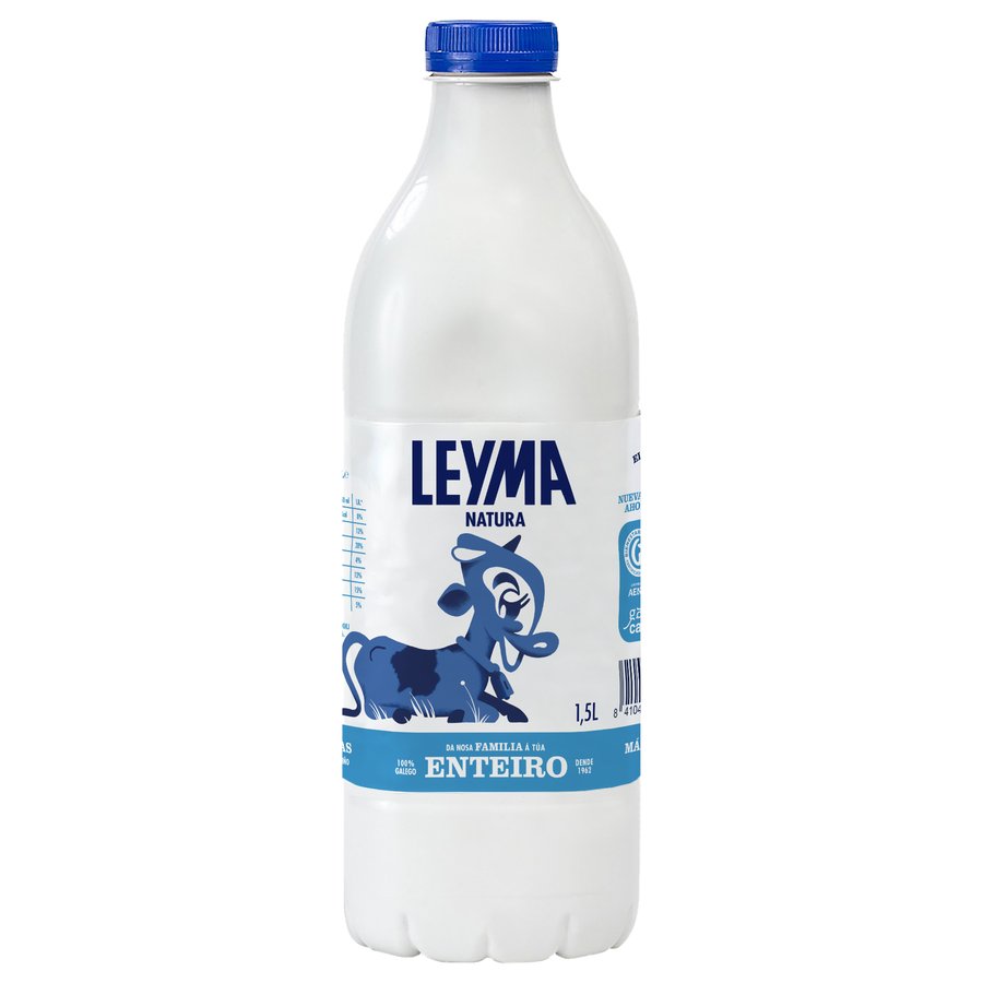 Leche entera LEYMA NATURA botella 1,5 l