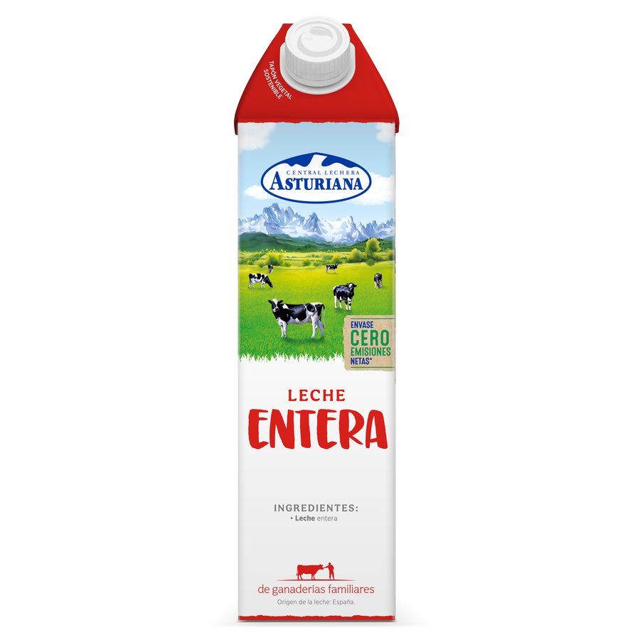 Leche entera C.L.ASTURIANA brik 1 l