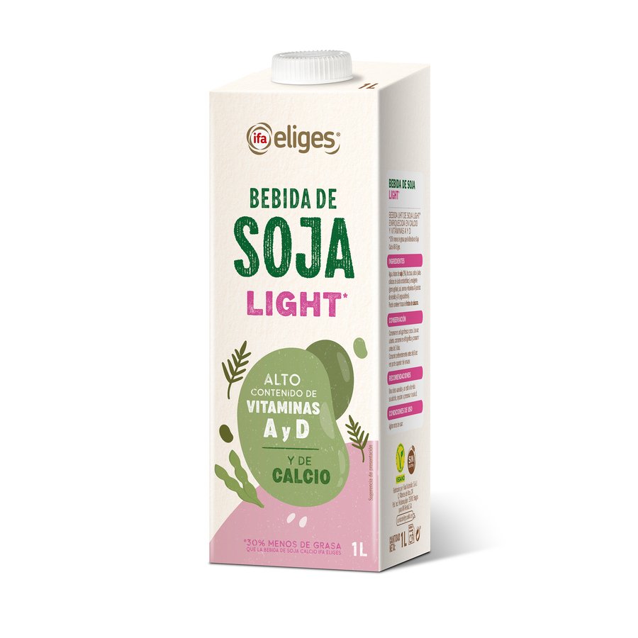 Bebida de soja IFA ELIGES light brik 1 l