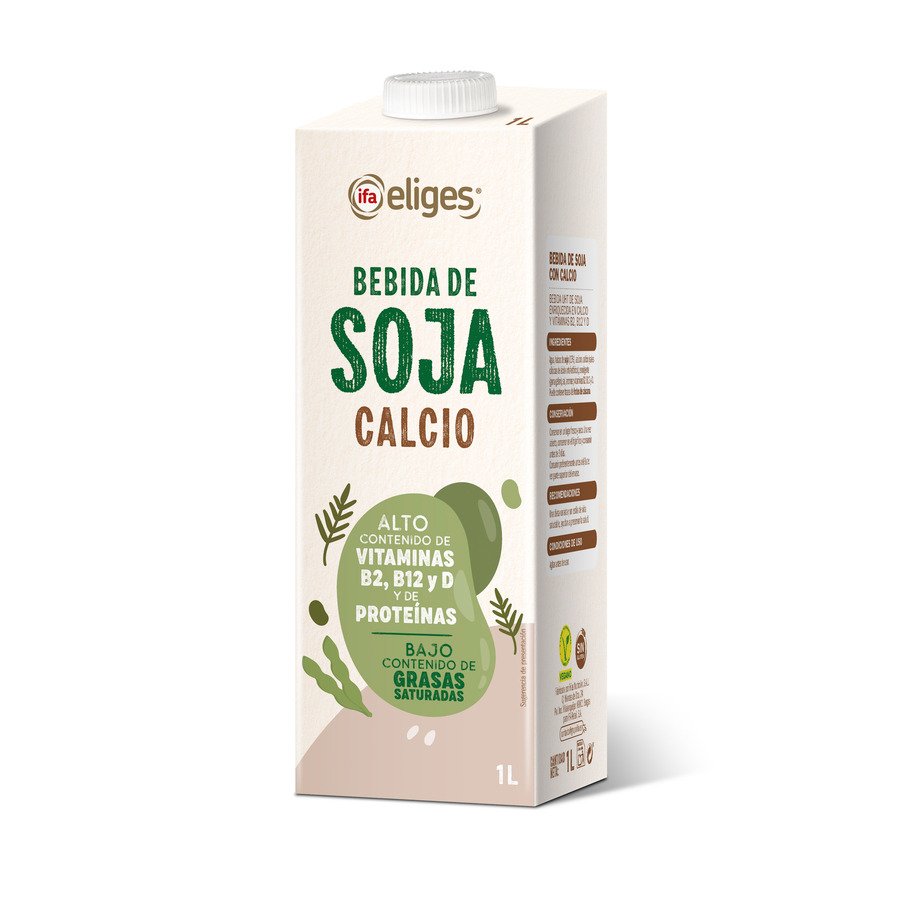 Bebida de soja con calcio IFA ELIGES brik 1 l