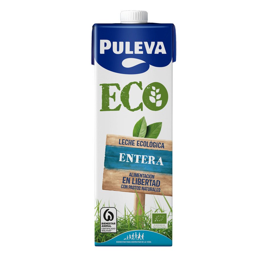 Leche entera PULEVA ecológica brik 1 l