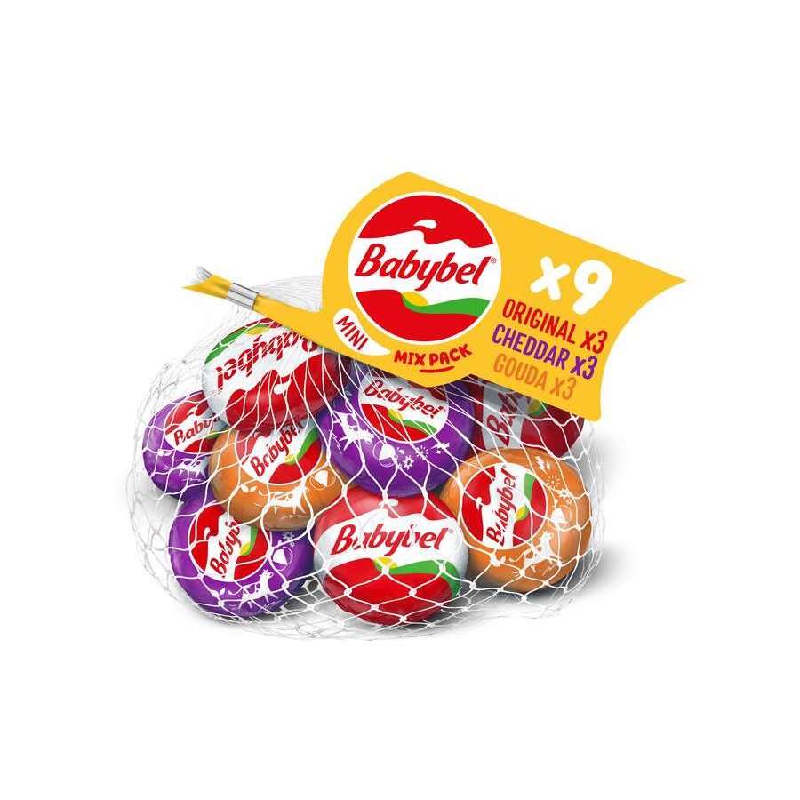 Queso mini BABYBEL mix pack (original-cheddar-emmental) 180 g