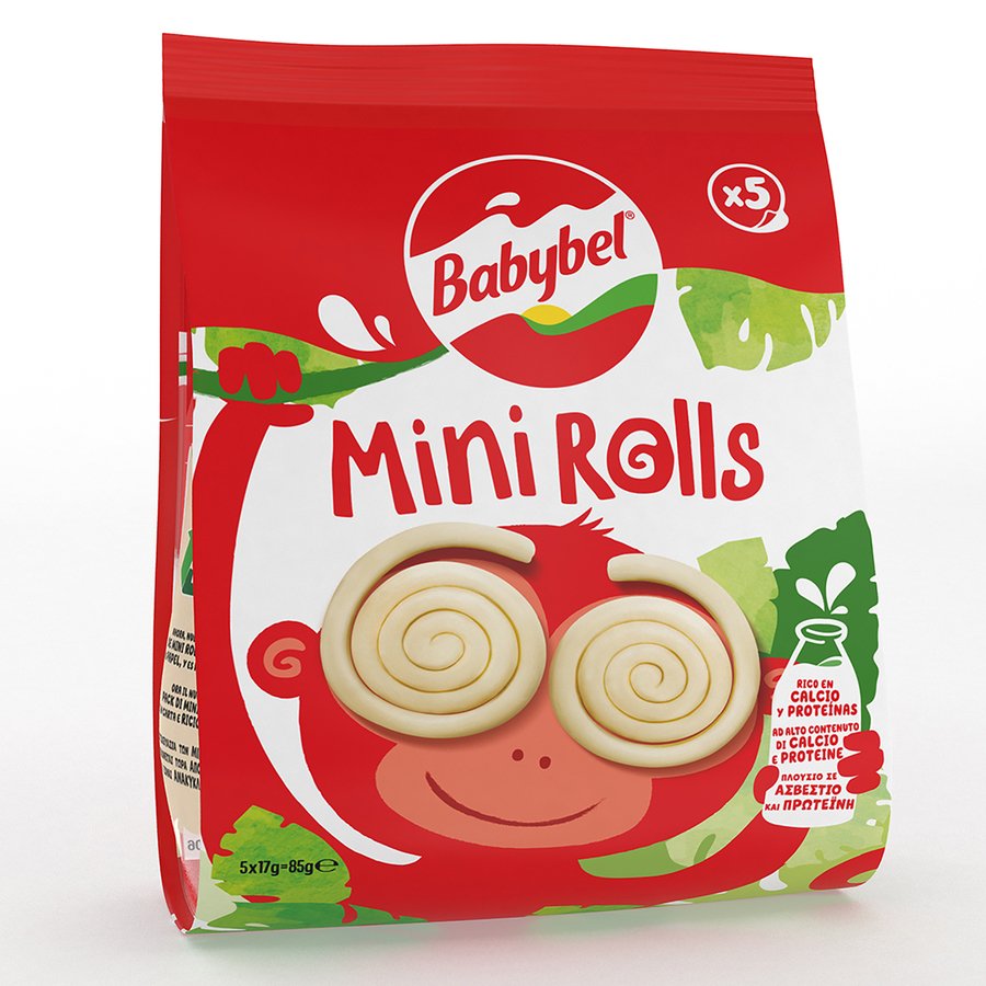 Queso mini BABYBEL Enrollados 5 unidades 85 g