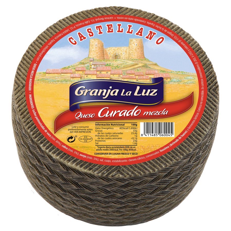 Queso mezcla curado GRANJA LA LUZ kilo