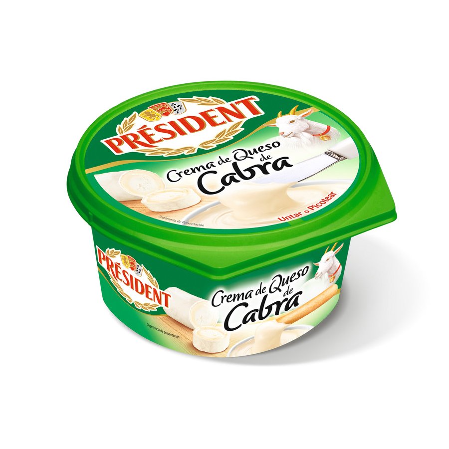 Crema queso cabra PRESIDENT 125 g