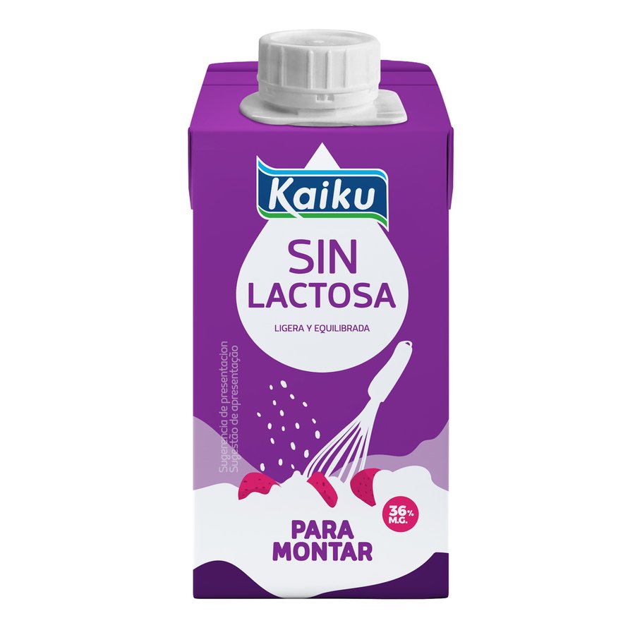 Nata montar KAIKU sin lactosa 36% mg. 200  ml