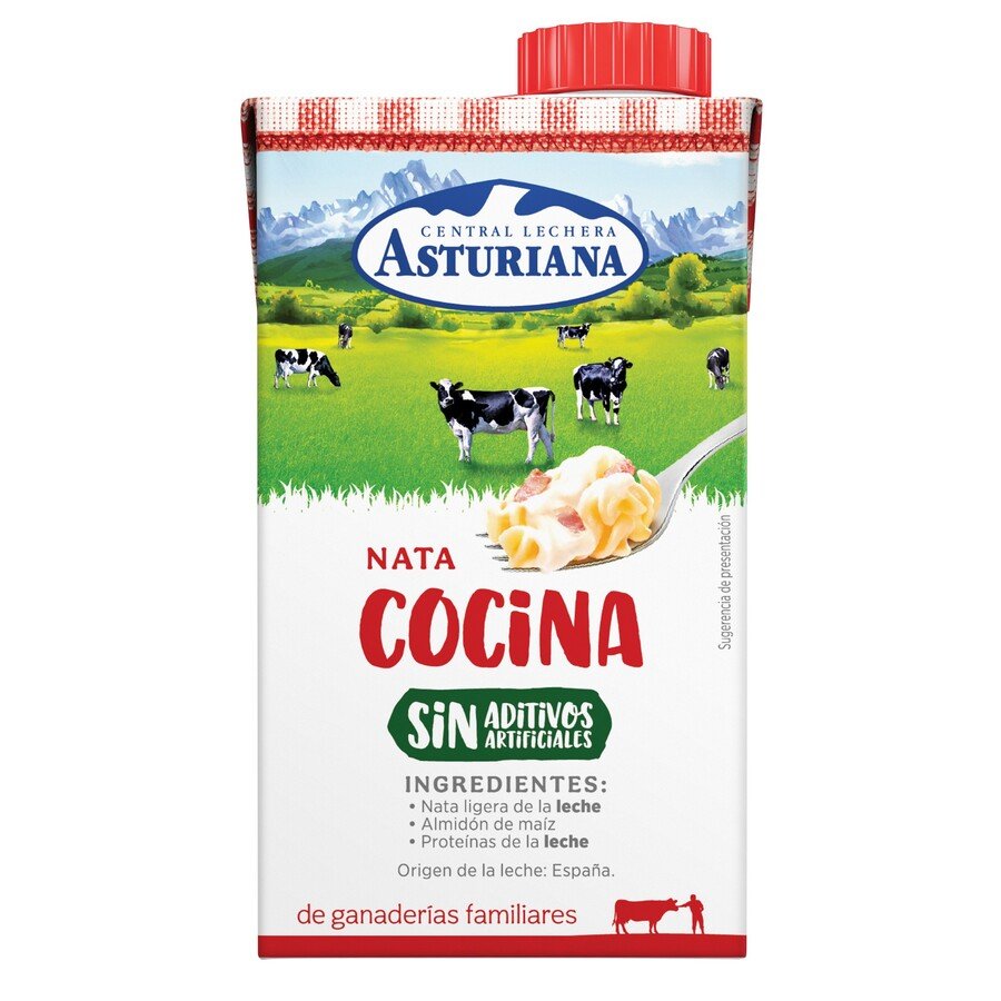 Nata liquida cocina C.L.ASTURIANA brik 500 ml