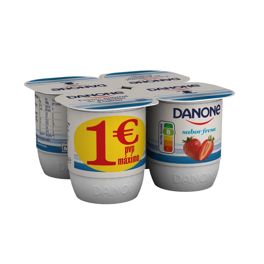 Comprar Yogur con fresas Danone Original 2x130 g