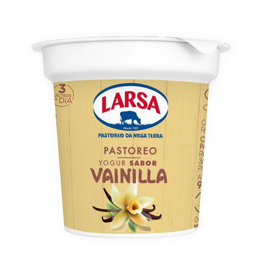 Yogur LARSA sabor vainilla vaso 125 g