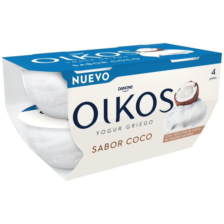 Yogur OIKOS DANONE coco pack 4x110 g