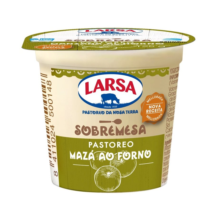 Postre manzana al horno LARSA vaso 125 g