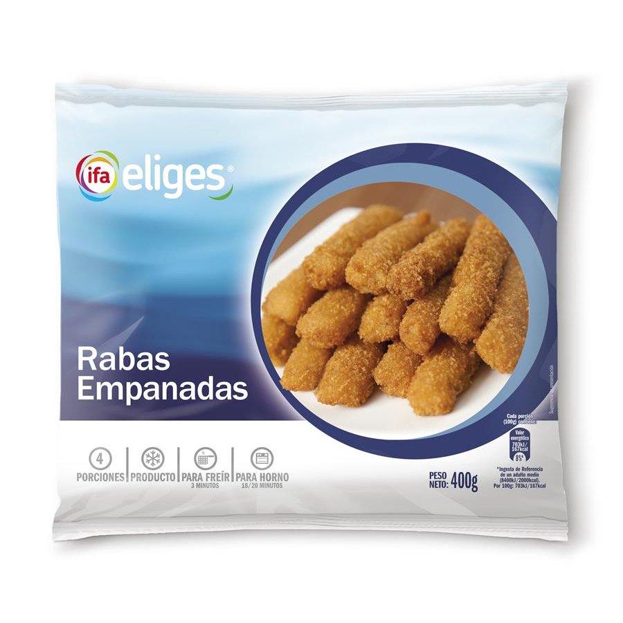 Rabas empanadas IFA ELIGES 400 g