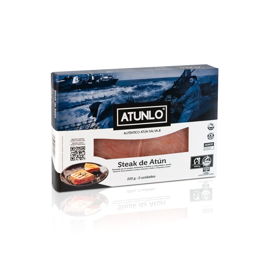 Steak atún congelado ATUNLO 2 unidades 225 g pn