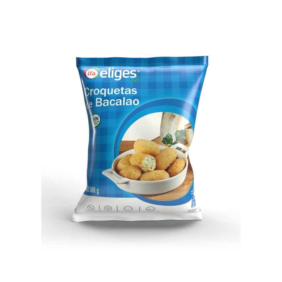 Croquetas bacalao IFA ELIGES bolsa 500 g