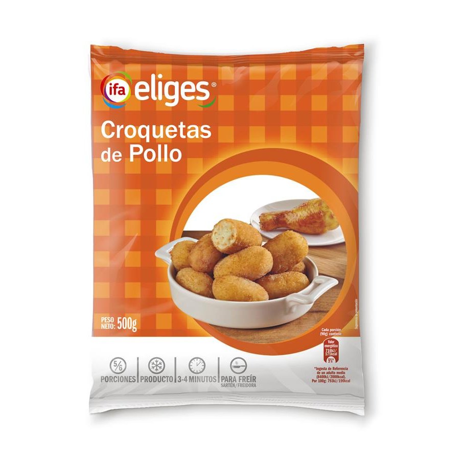 Croquetas de pollo IFA ELIGES bolsa 500 g