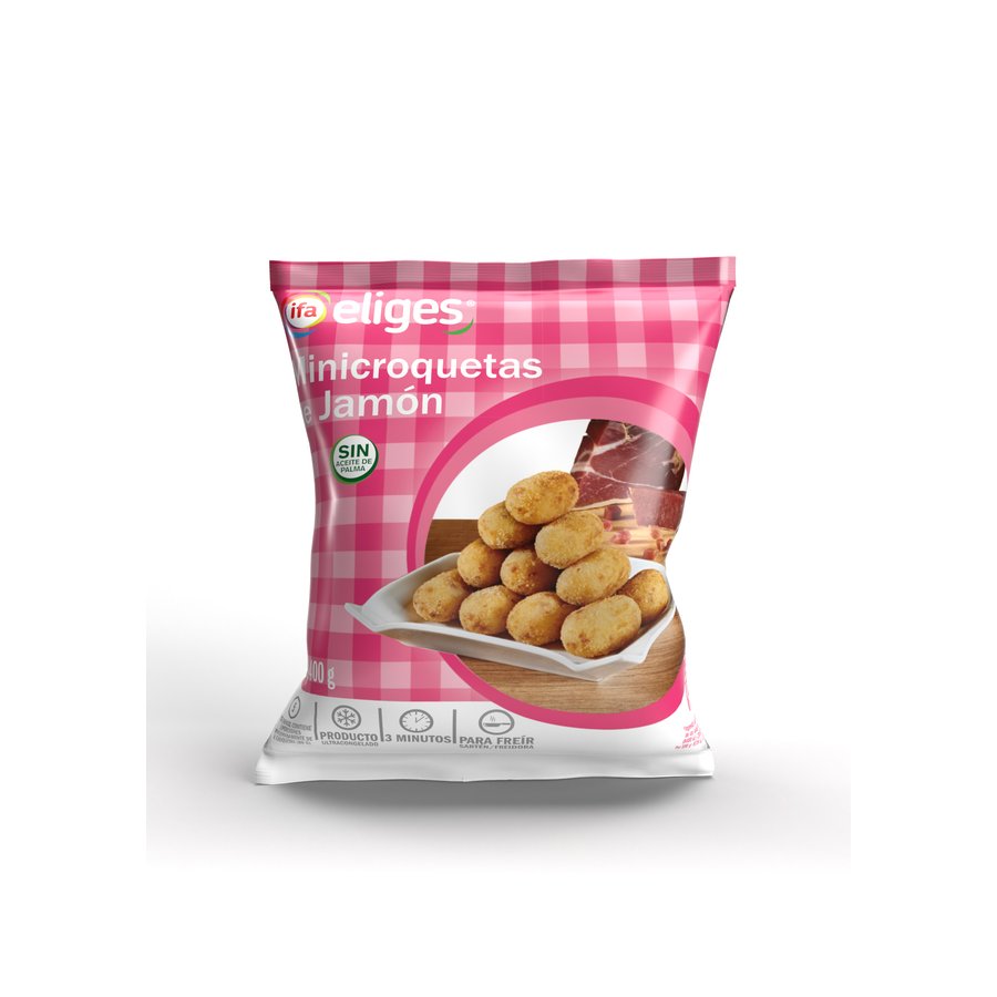 Mini croqueta jamón IFA ELIGES bolsa 400 g