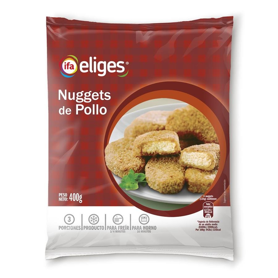 Nuggets de pollo IFA ELIGES 400 g