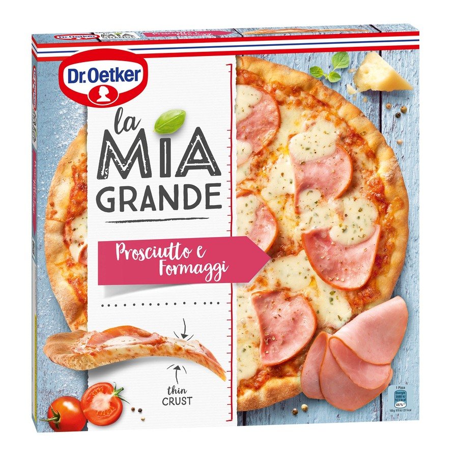 Pizza DR.OETKER La Mia Grande prosciutto formaggi 400 g