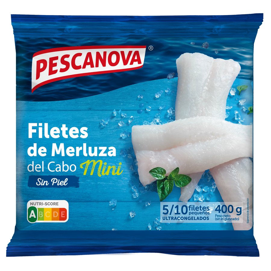 Filetes de merluza baby PESCANOVA 400 g pn