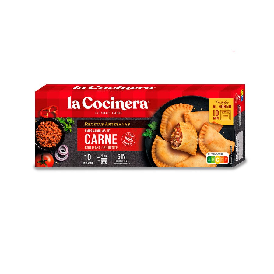 Empanadillas carne congelada LA COCINERA 312 g pn