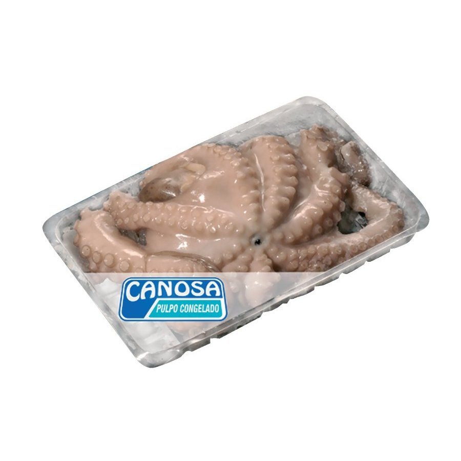 Pulpo congelado CANOSA bandeja 1-2 kg. kilo