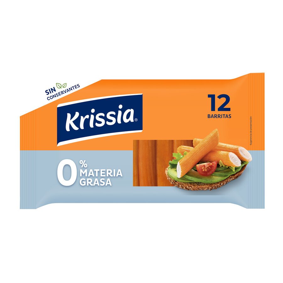 Barritas refrigeradas KRISSIA 0% grasa 180 g