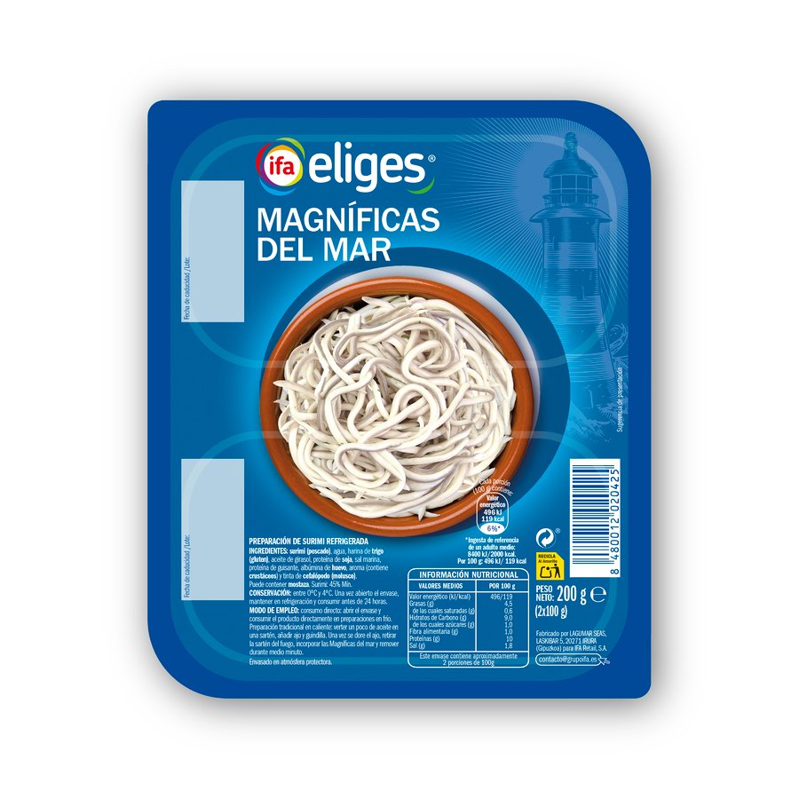 Magníficas del Mar refrigeradas IFA ELIGES 100 + 100 g