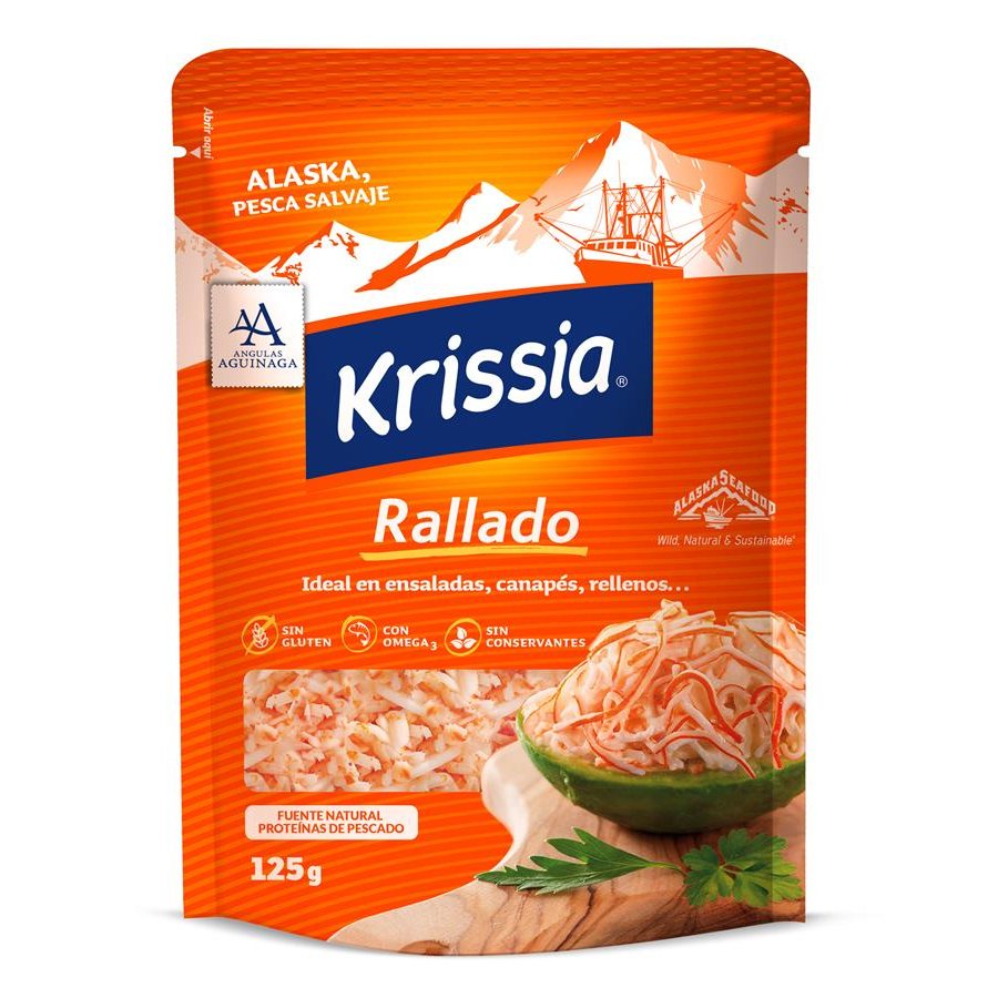 Rallado de surimi KRISSIA bolsa 125 grs.