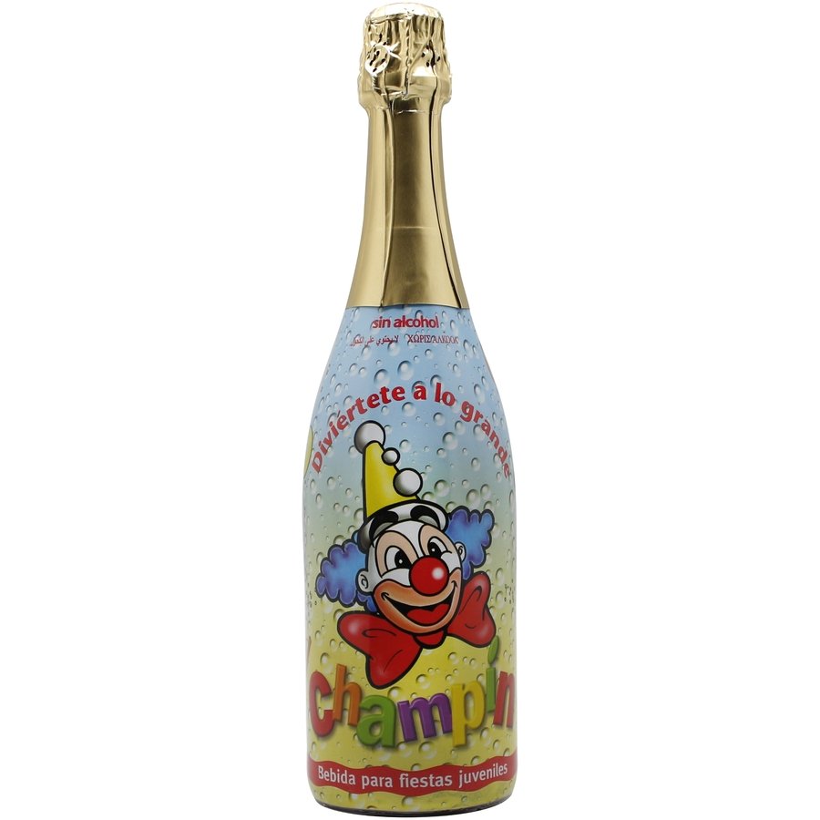 Bebida espumosa sin alcohol CHAMPIN botella 75 cl