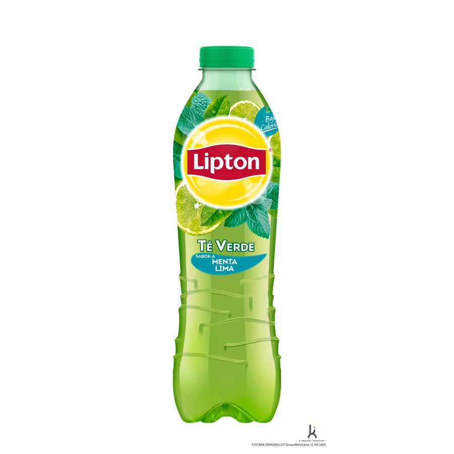 Té verde menta lima LIPTON 1 l