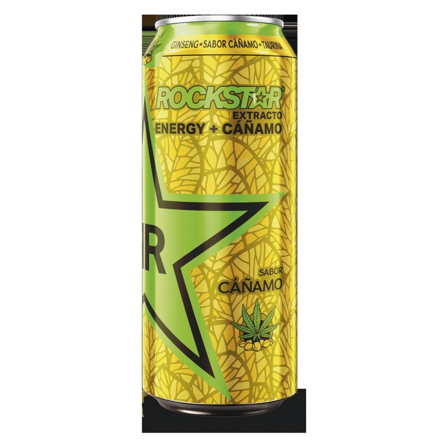 Bebida energética ROCKSTAR cáñamo lata 500 ml