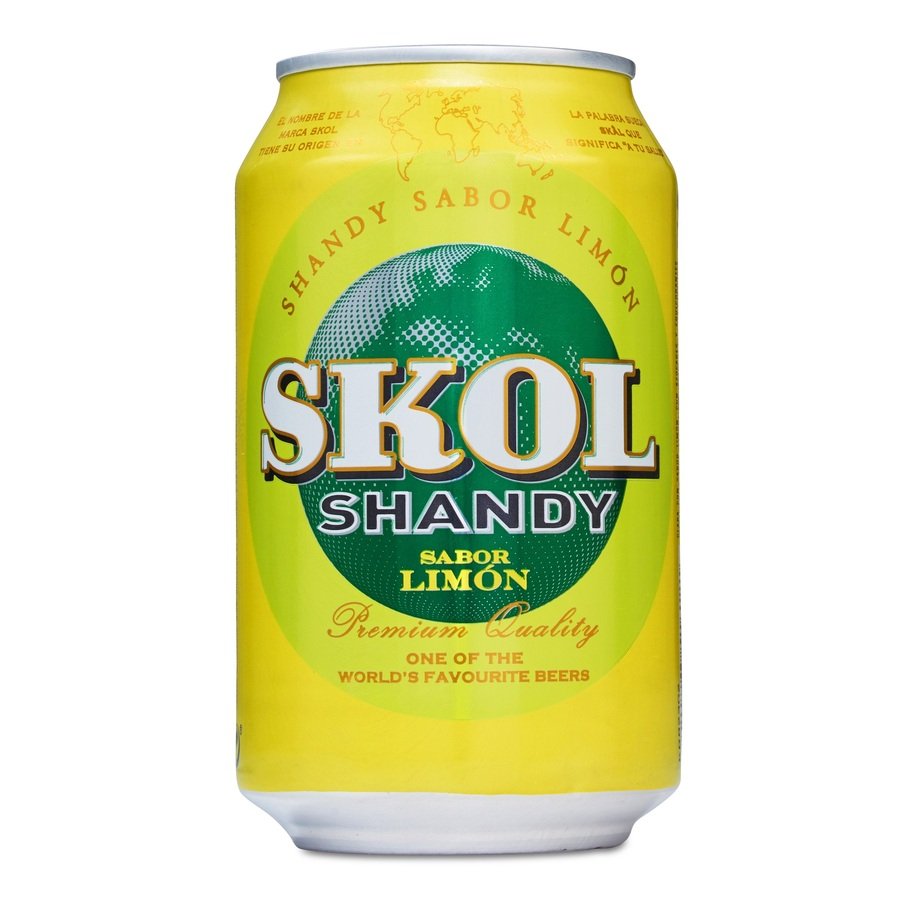 Cerveza SKOL shandy lata 33 cl