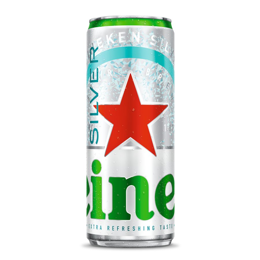 Cerveza holandesa HEINEKEN Silver lata 33 cl