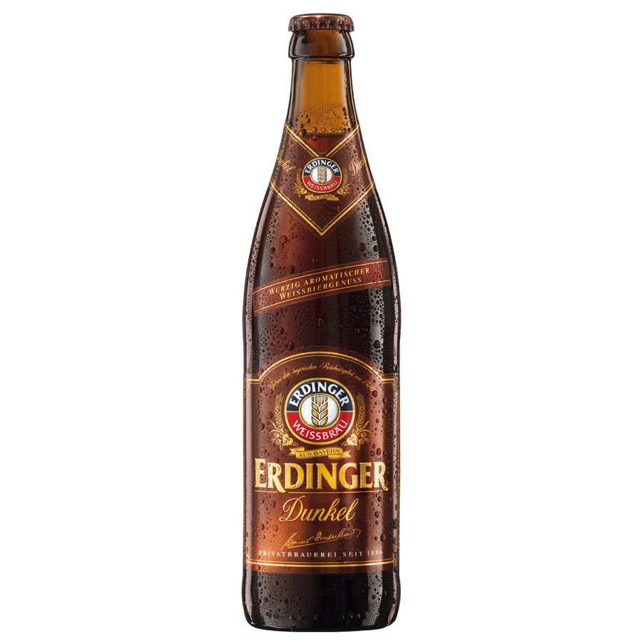 Cerveza alemana ERDINGER DUNKEL botellin 50 cl