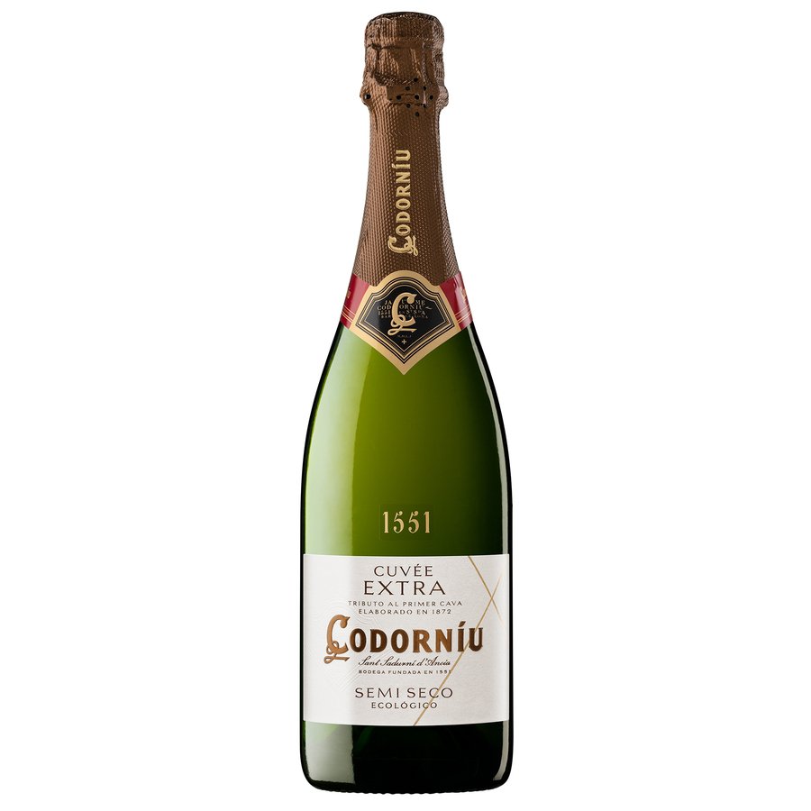 Cava CODORNIU extra semi botella 75 cl