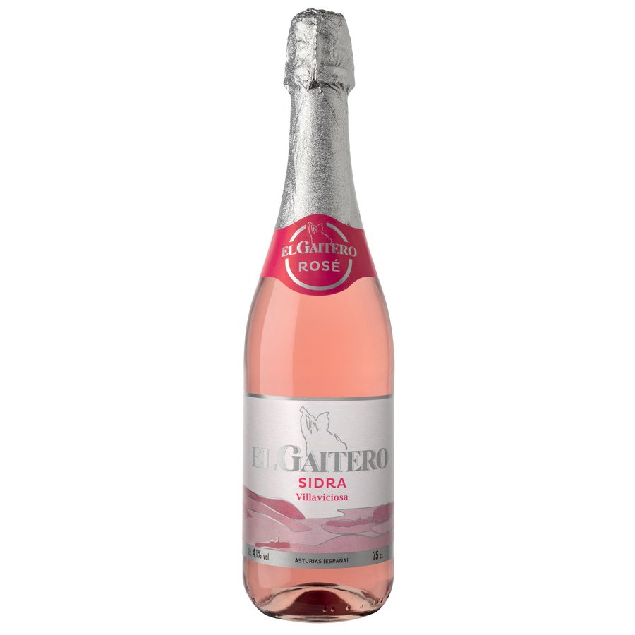 Sidra EL GAITERO rosé botella 75 cl