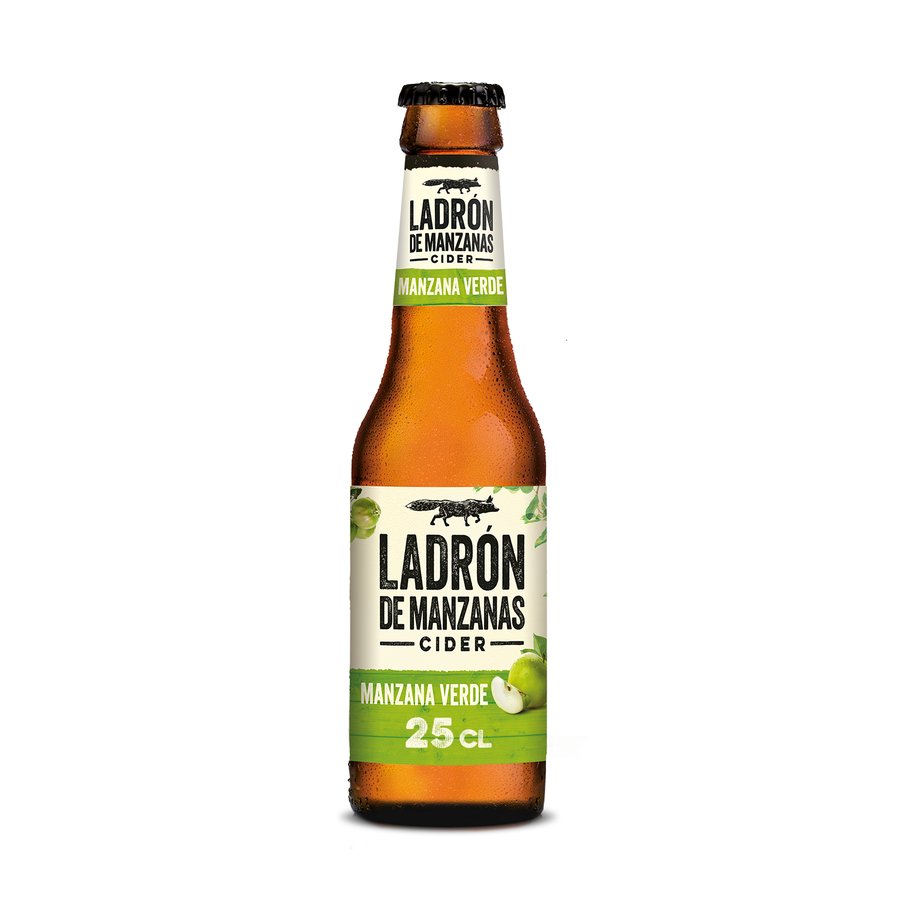 Cider LADRON DE MANZANAS manzana verde botella 25 cl