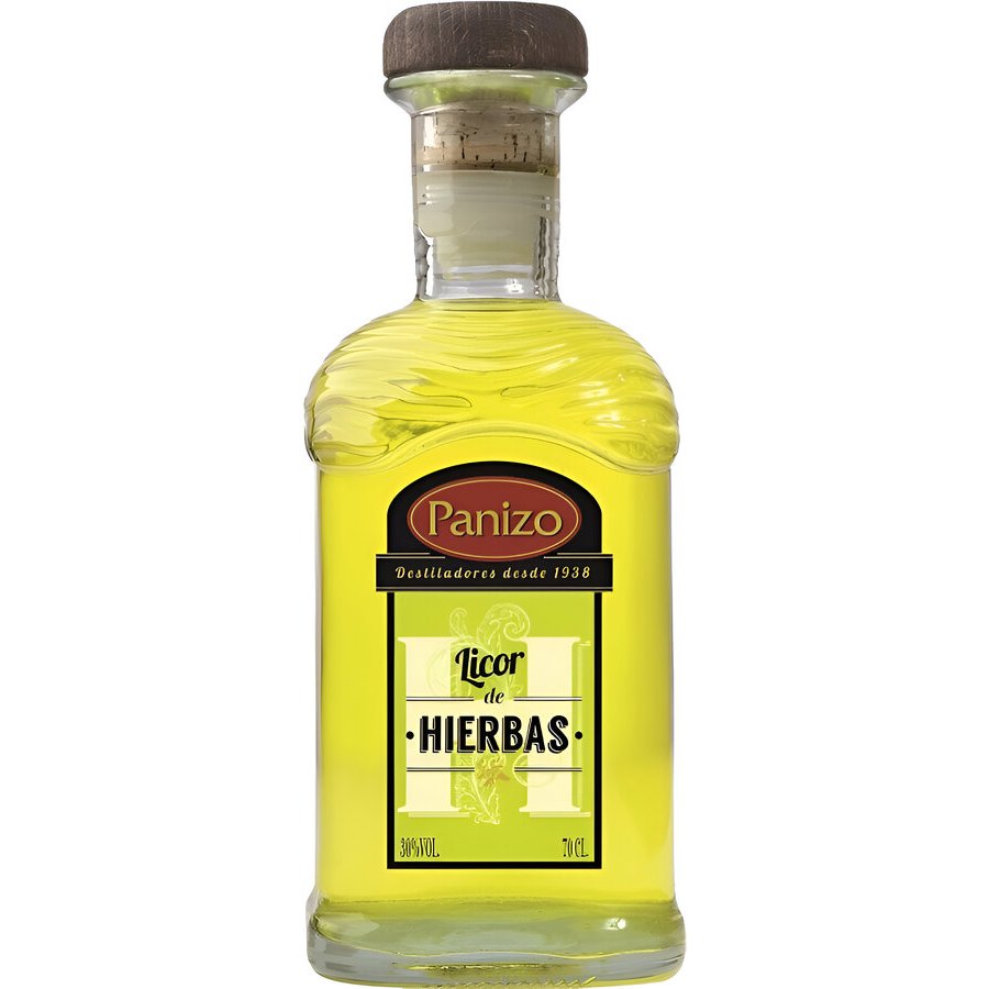 Licor hierbas PANIZO botella 70 cl.