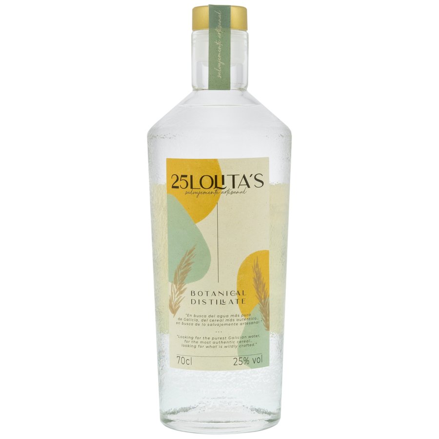 Destilado botánico 25 LOLITAS botella 70 cl