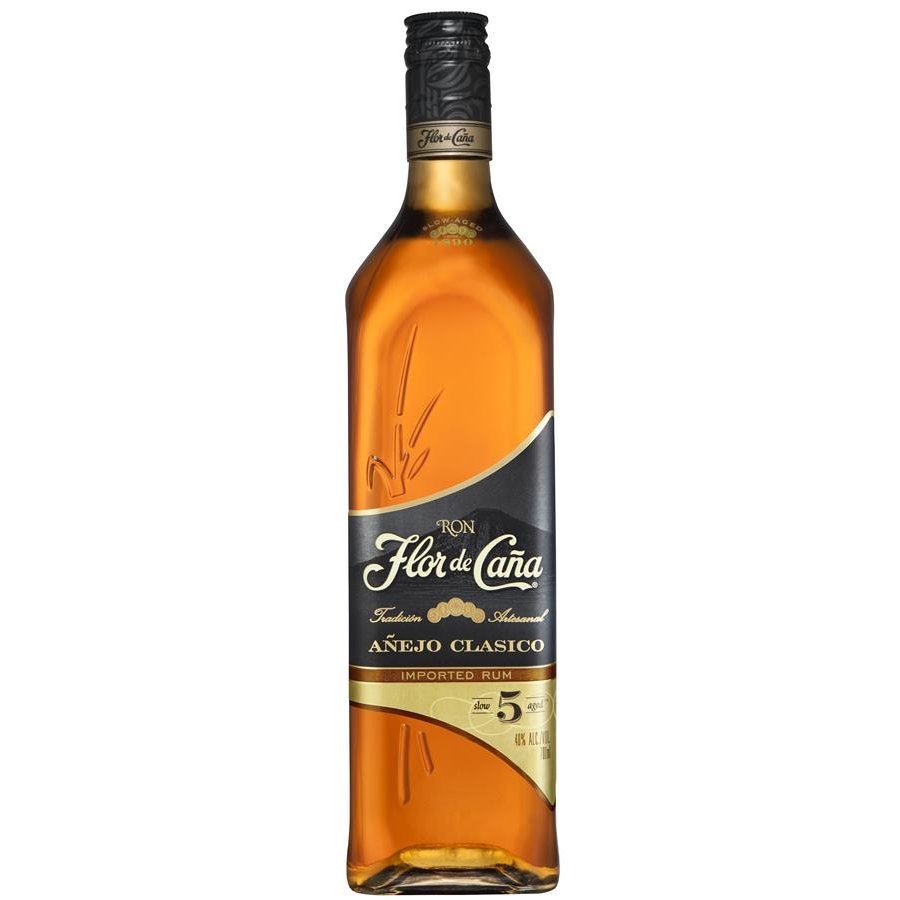 Ron FLOR DE CAÑA 5 años botella 70 cl