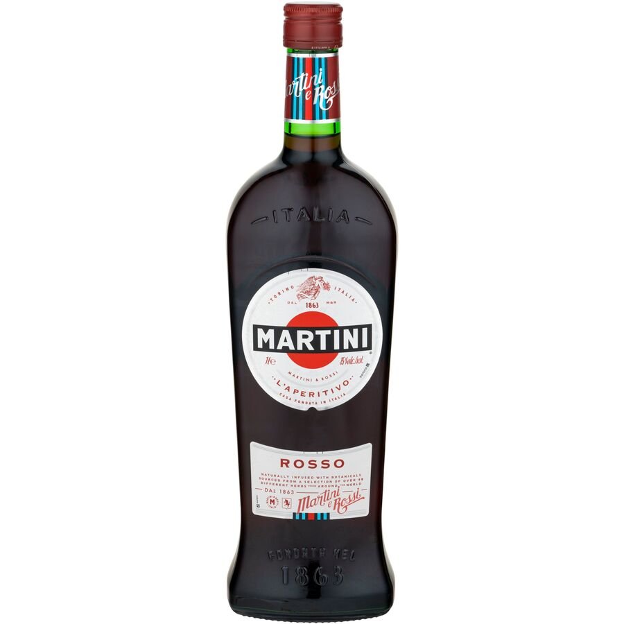 Vermouth MARTINI rojo botella 1 l