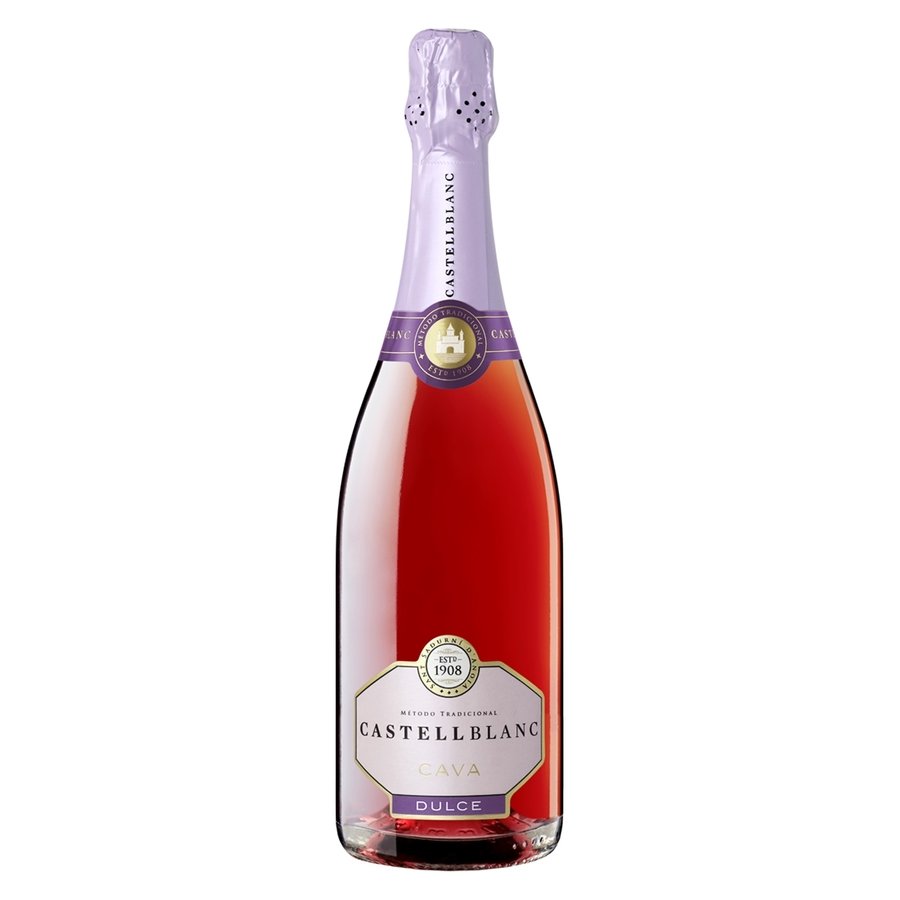 Cava rosado dulce CASTELLBLANC botella 75 cl.