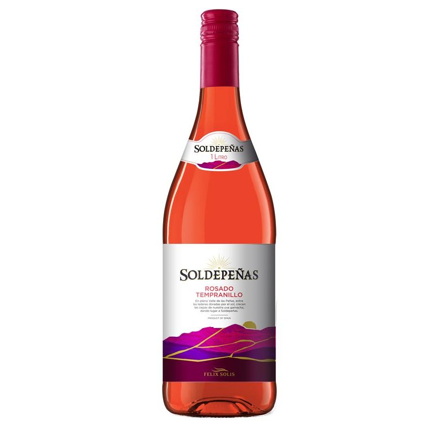 Vino SOLDEPEÑAS rosado botella  1 l